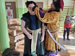 Pokaz historyczny „Rekonstrukto” w naszej szkole